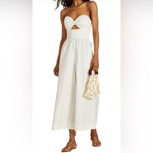 AMUR Women's Lulee Jumpsuit Size 10 Off white